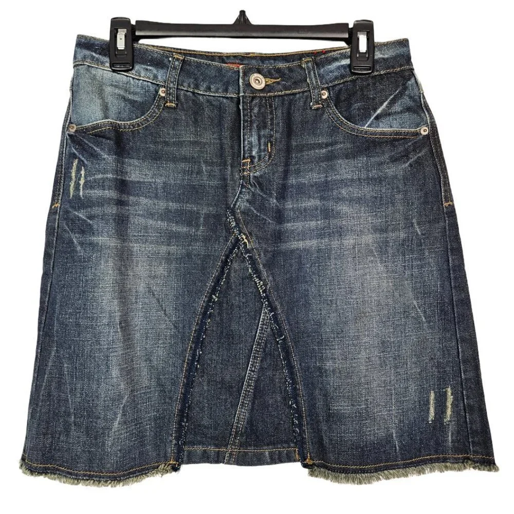 VTG MUDD 90s/00s/Y2K 100% Cotton Jean Skirt 9